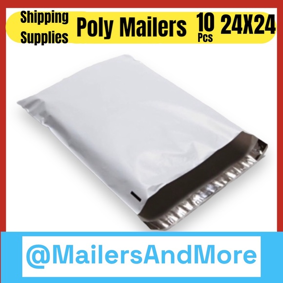 Mailers And More Other - 10 24X24 White Poly Mailers, Shipping Envelopes, Bags, PRICE IS FIRM